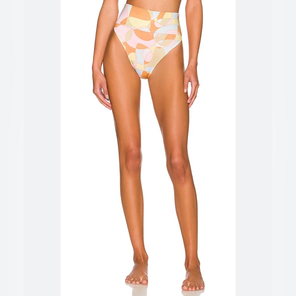 Beach Riot | Sophie Bikini Highwaisted Bottom | Waikiki Wave Size Xl